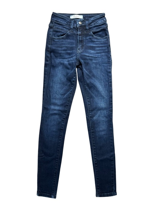 KanCan Denim - KanCan Signature Buckle Exclusive Women's Dark Indigo High-Rise Skinny Jeans 24